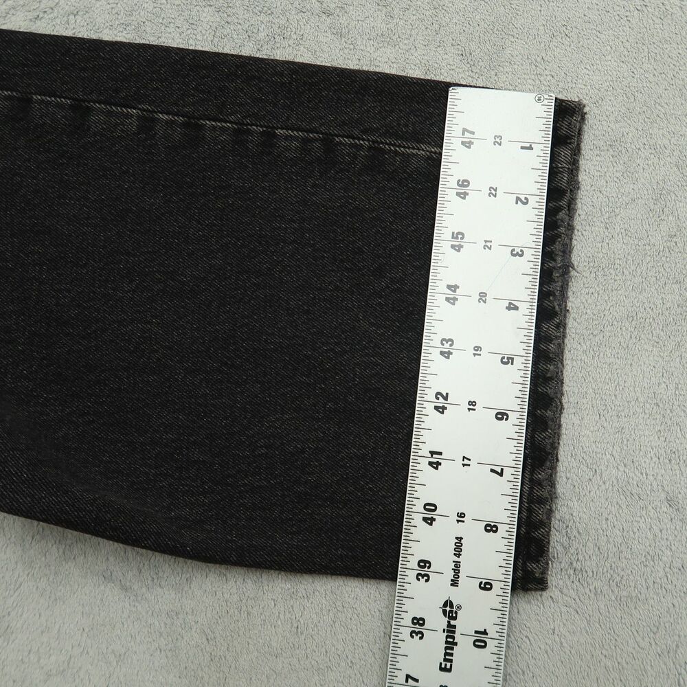 Abercrombie & Fitch Black Wide Leg Jeans - Picture 7 of 16